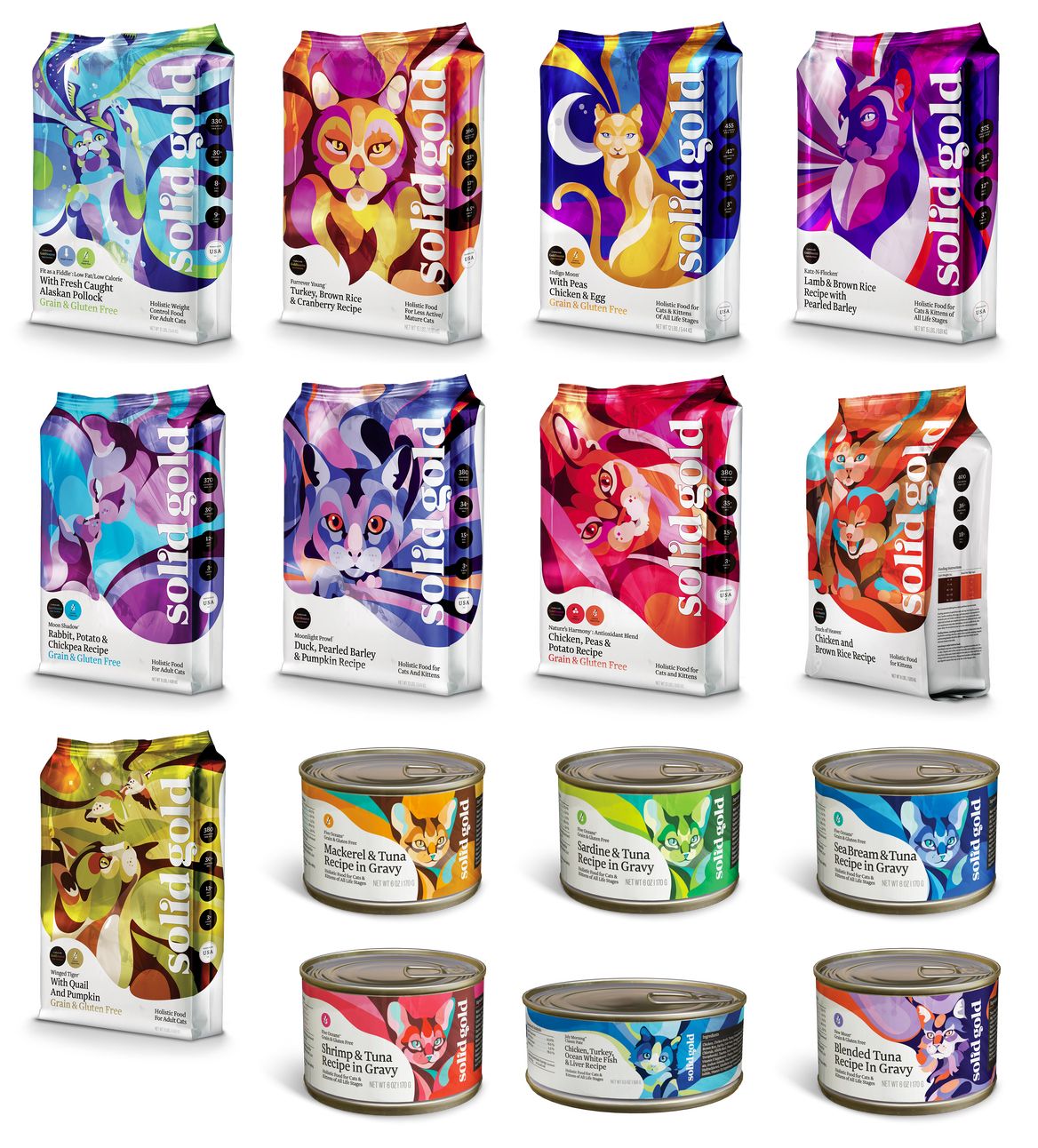 Thức ăn cho chó, mèo, cá