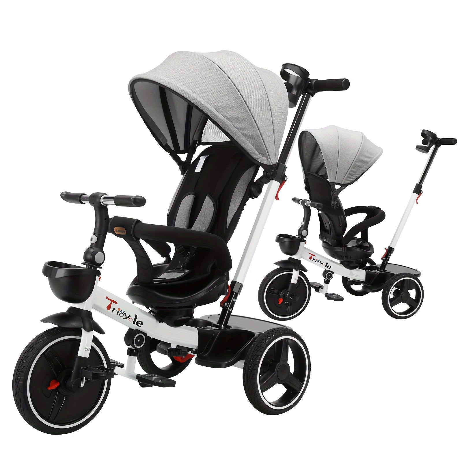 Ubravoo 3in1 Baby Stroller, 360° Rotation, Easy to Assemble and Disassemble
