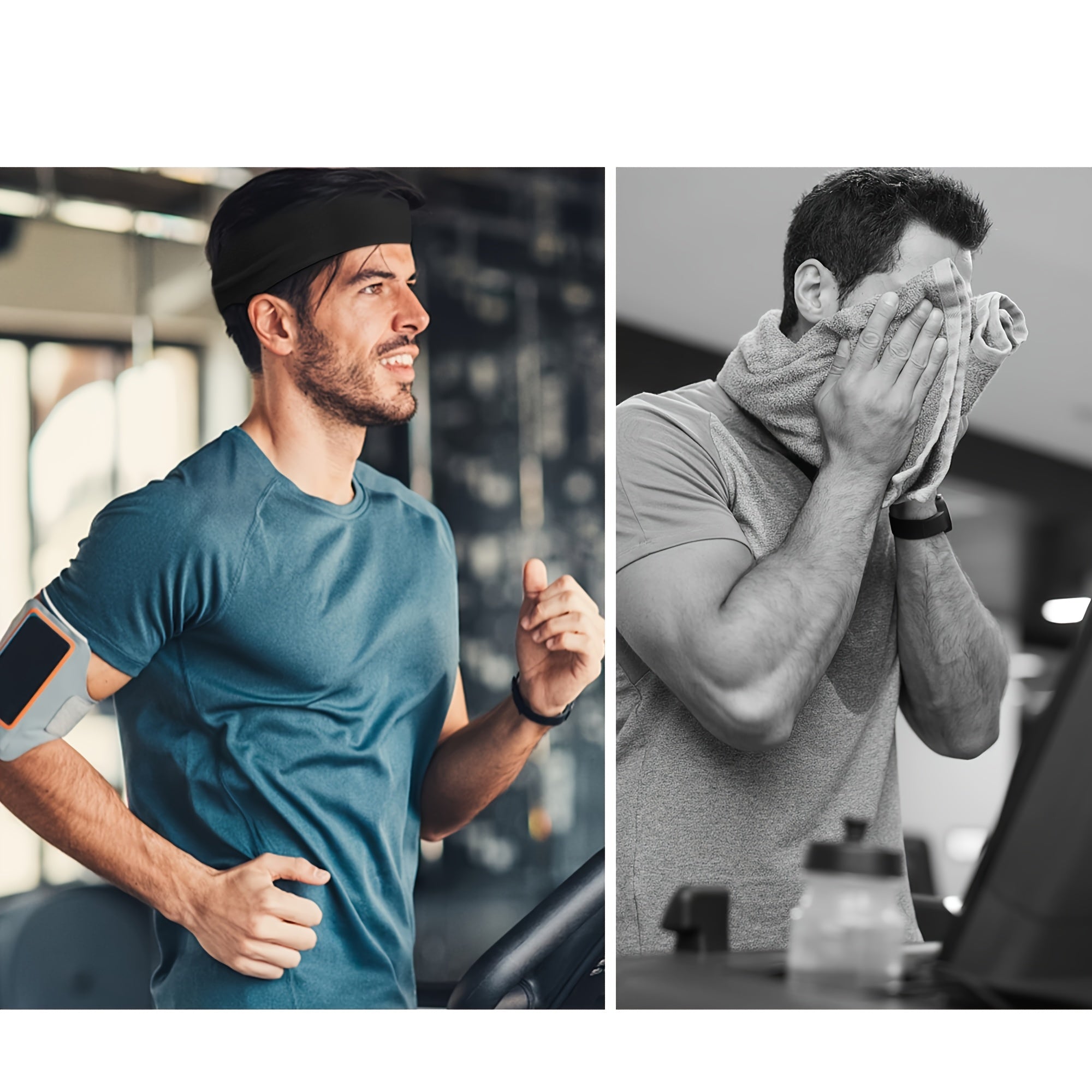 Băng Đô Thể Thao Nam 5 Cái Co Giãn Thoáng Khí Giặt