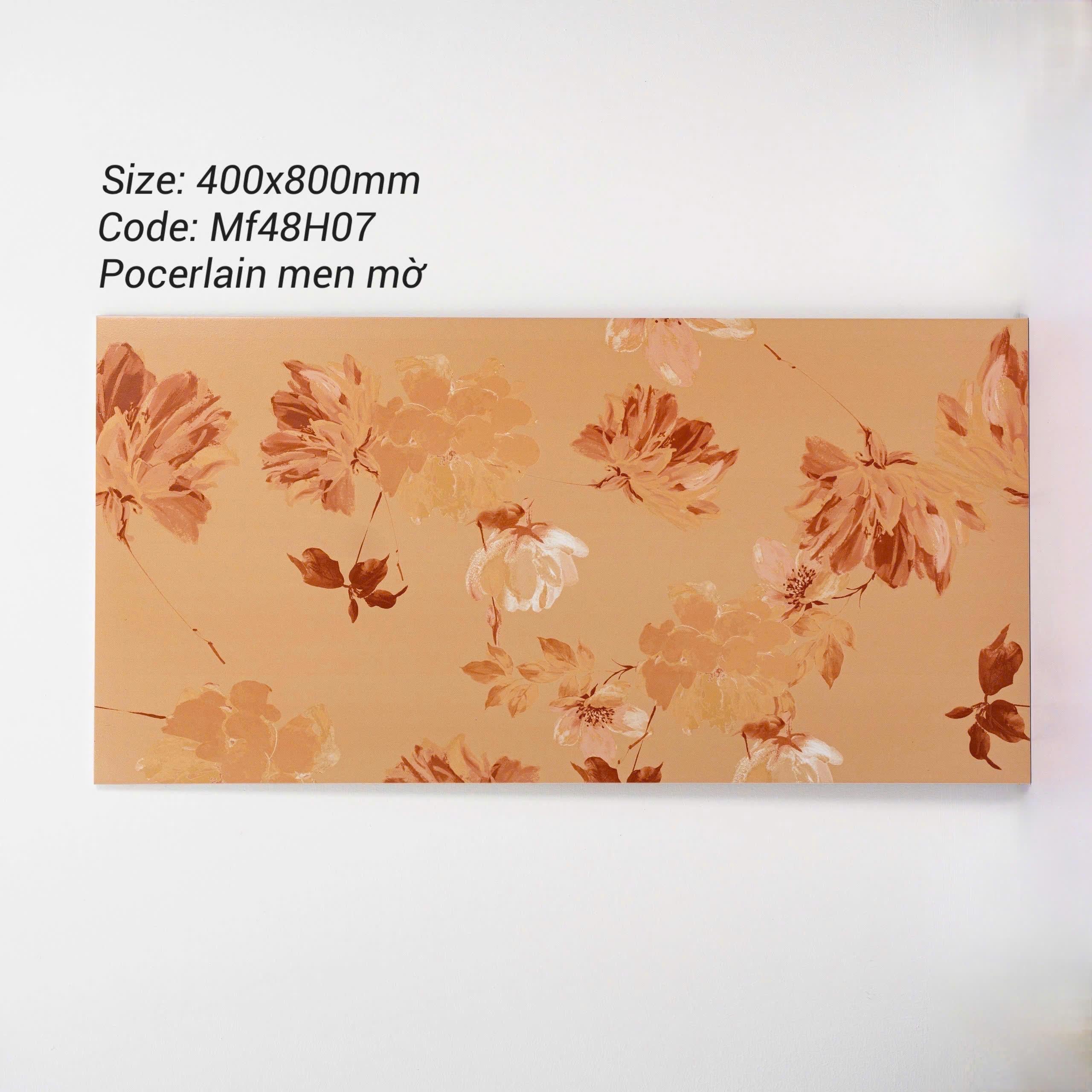 Floral patterned wall tiles 40x80cm code MF48H07