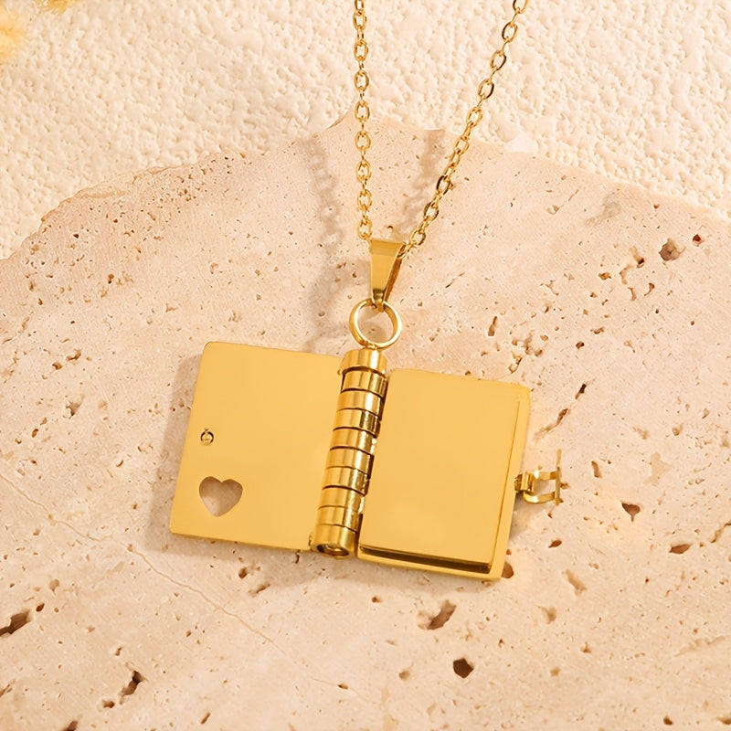 Unisex Elegant Minimalist Gold Plated Stainless Steel Necklace
