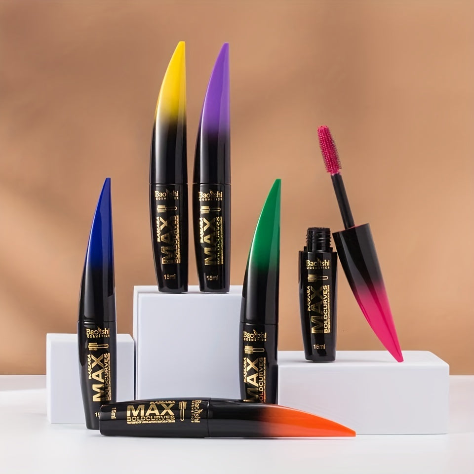 Mascara 6 Màu Sắc Nổi Bật - Dày Mi, Chống Lem, Siêu Lâu Trôi - Daisan Mart