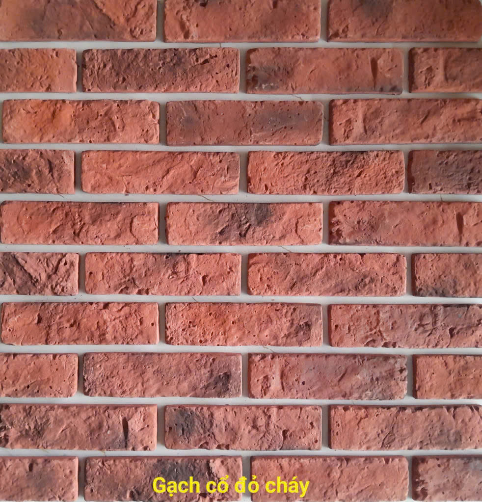 Gạch Giả Cổ Màu Đỏ Cháy - Daisan Mart