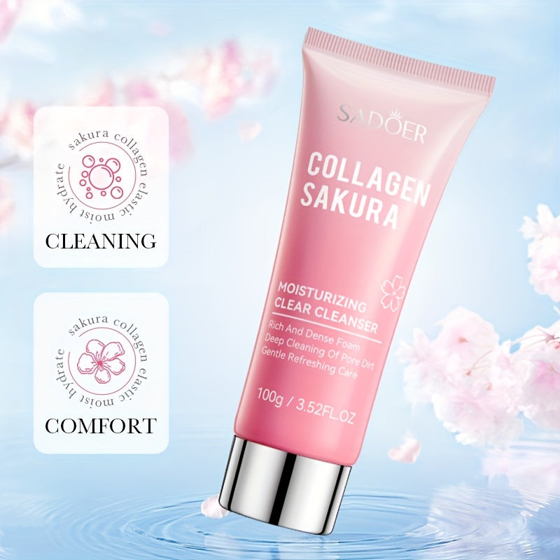 SADOER Sakura Collagen Gentle Facial Cleanser 50g