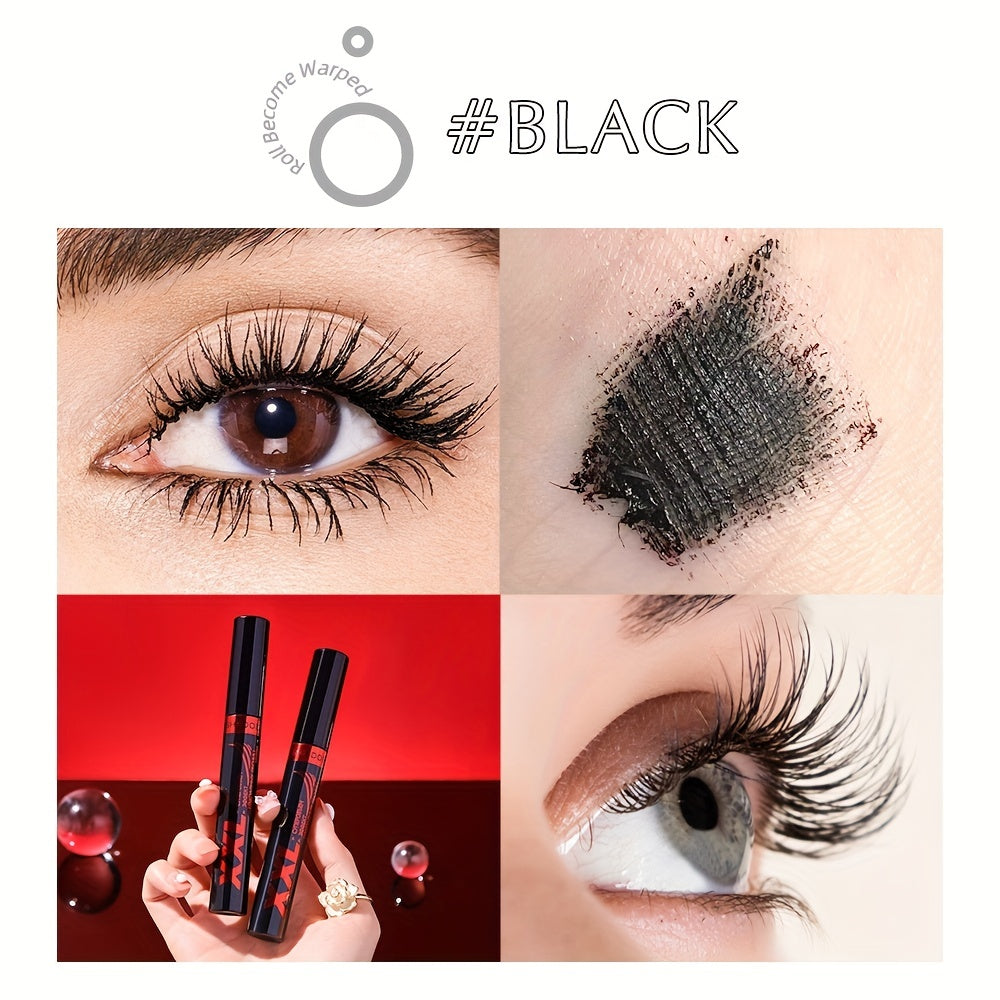 Black Mascara for Long, Curled, Smudge-Free, Thick, Smooth Lashes
