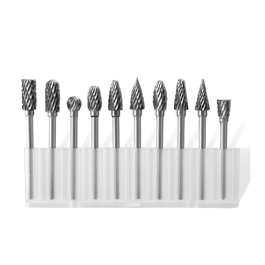 Bộ 10 Mũi Mài Hợp Kim Đôi Cho Dremel Đa Năng - Daisan Mart