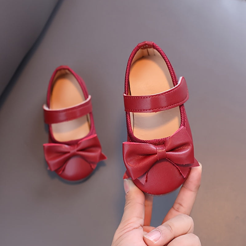 Pretty Bow Soft Anti-Slip Baby Girl Doll Shoes