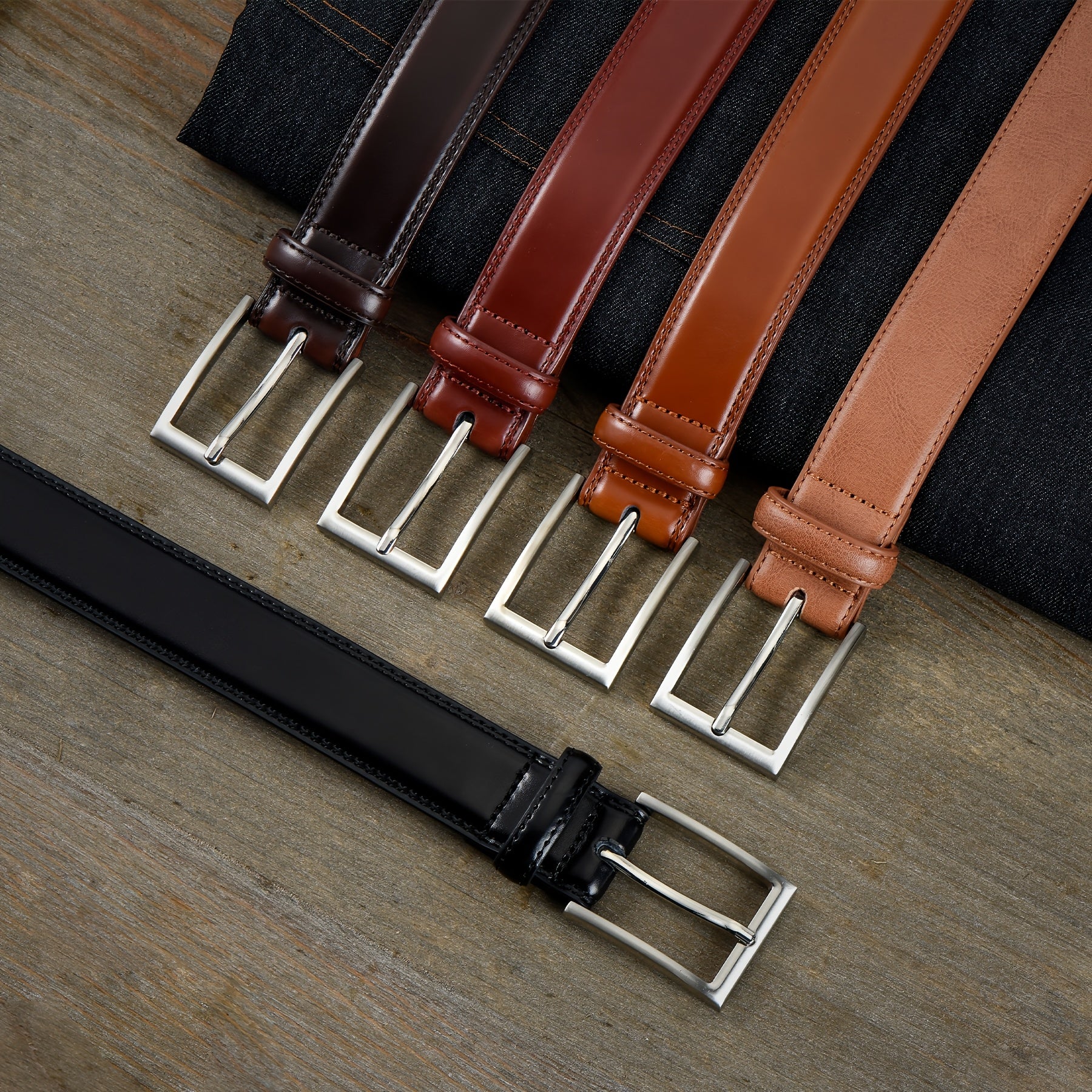 Elegant, Fashionable &amp; Office Men's Leather Belt