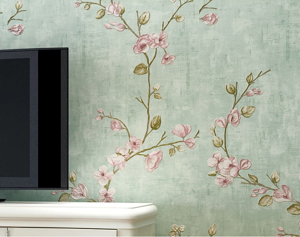 Giấy Dán Tường Hoa Văn Cổ Điển Châu Âu, 44cm x 79cm - Daisan Mart