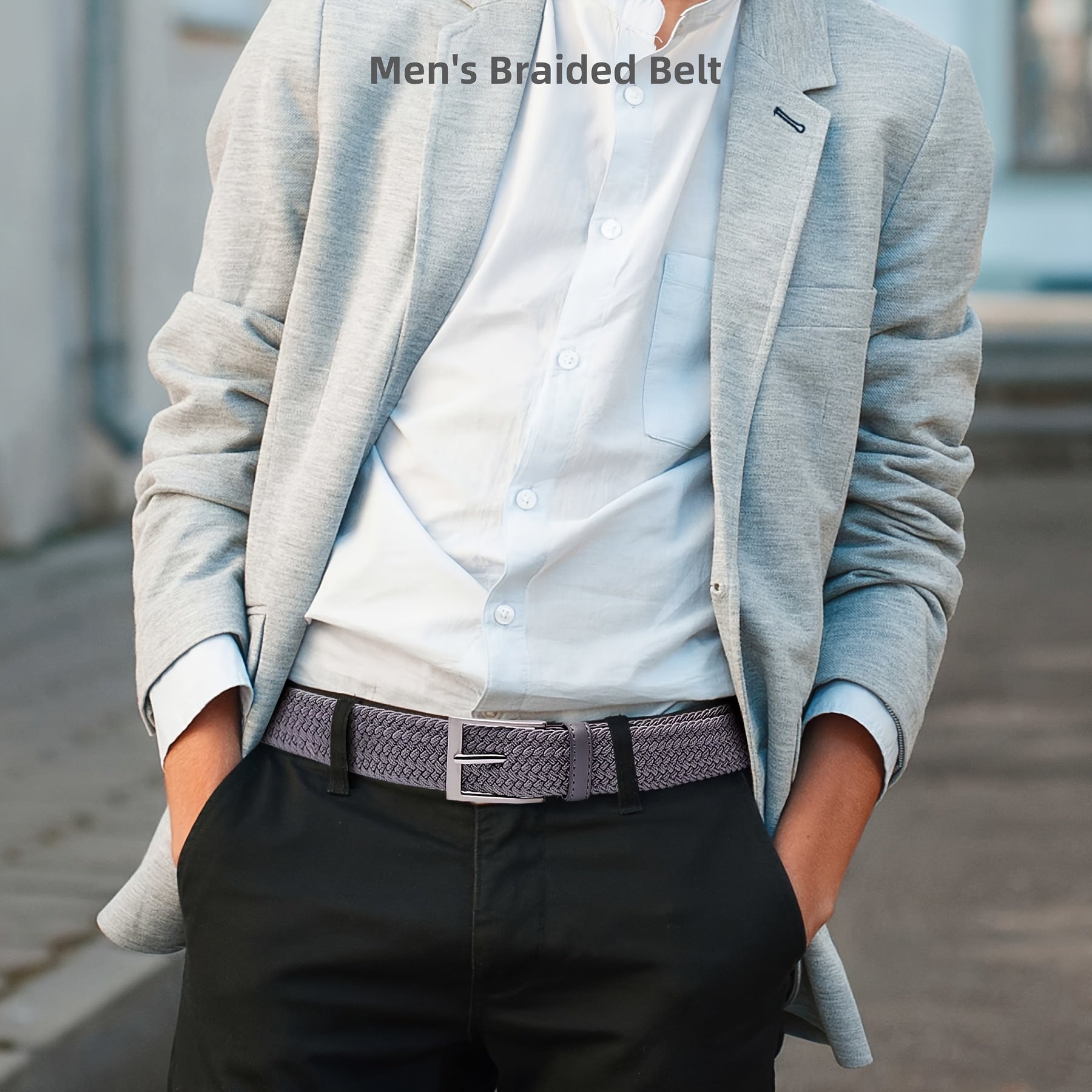 LCG Unisex Elastic Woven Belt Fashionable Design