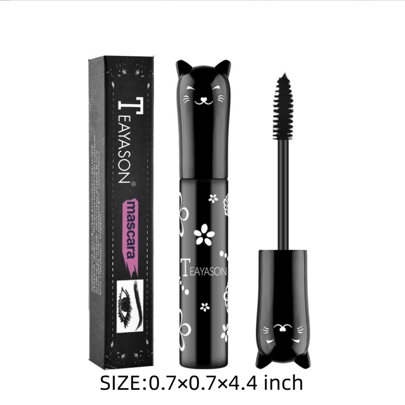 4D Mascara &amp; Cat Eyeliner - Long Lasting, Smudge-Free, Quick Drying