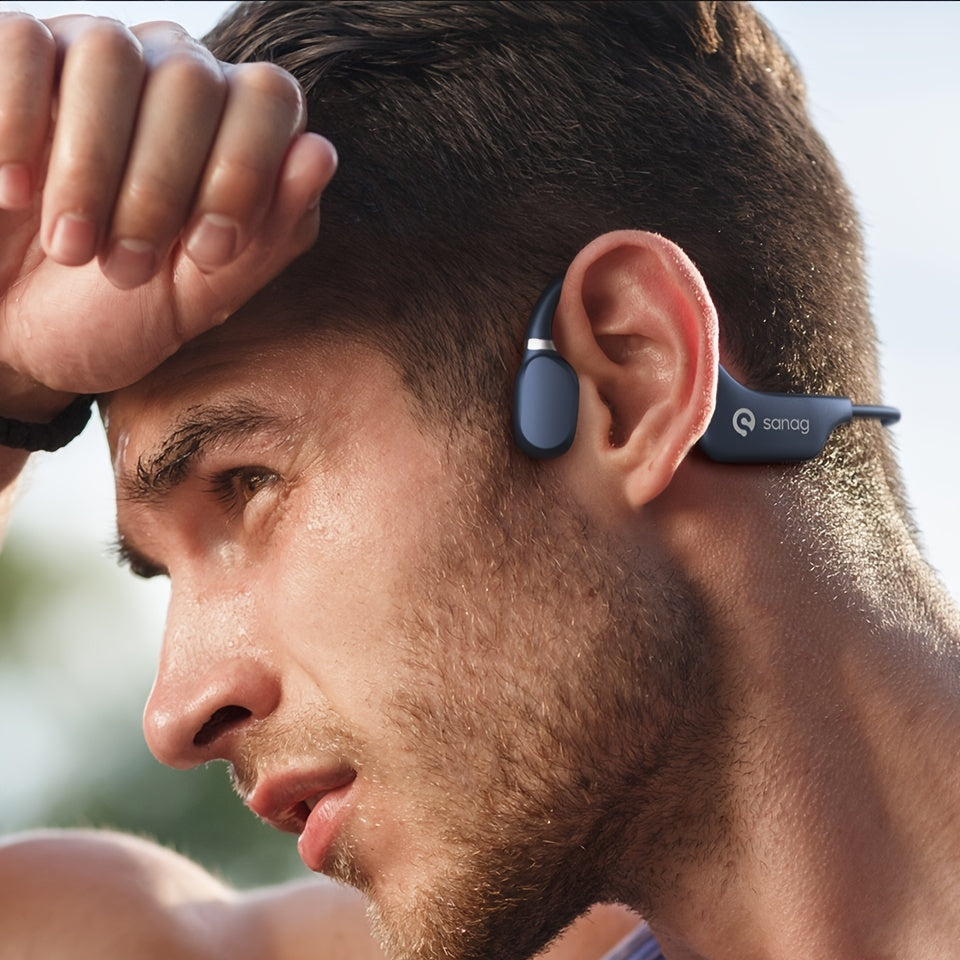 Sanag A5X True Bone Conduction Headphones - Targeting Shao Yin $100+ Bone Conduction - Daisan Mart