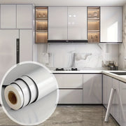 Solid Color Wall Stickers - Glossy &amp; Matte, Easily Removable PVC