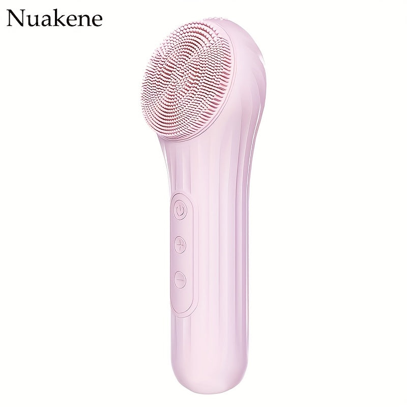 Nuakene 2in1 Magnetic Charging Facial Cleansing Brush, 5 Massage Modes