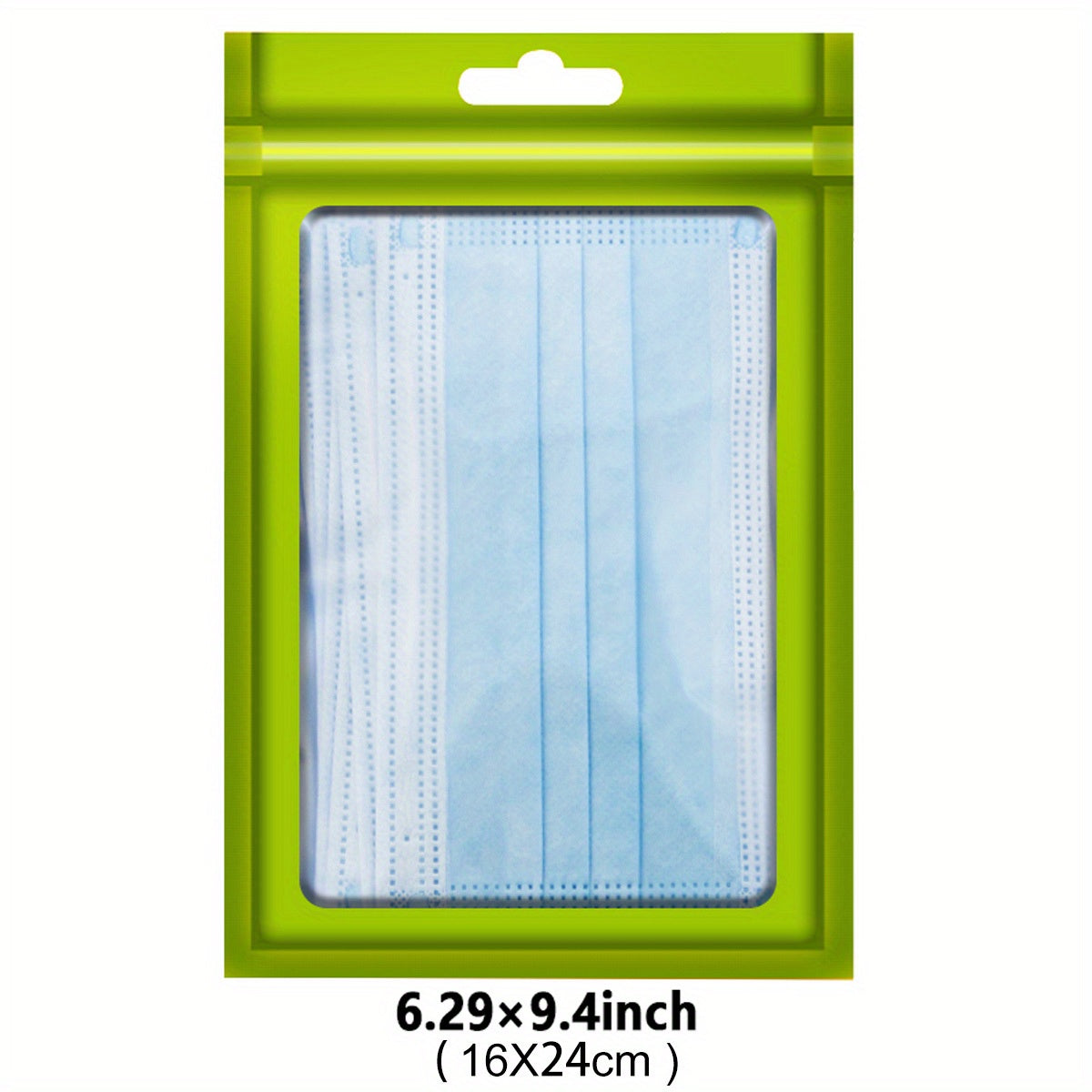 [Holographic Zipper Lock Bags] 100-Pack Holographic Zipper Lock Resealable Bags | Moisture-Proof Aluminum Foil Polyester Film Flat Transparent Window Pouch for Electronics/Jewelry/Cosmetics Organization, 4 Size Options, Non-f - Daisan Mart