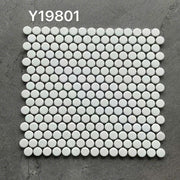 Gạch bi tròn trắng mờ  19*19mm 292*320mm