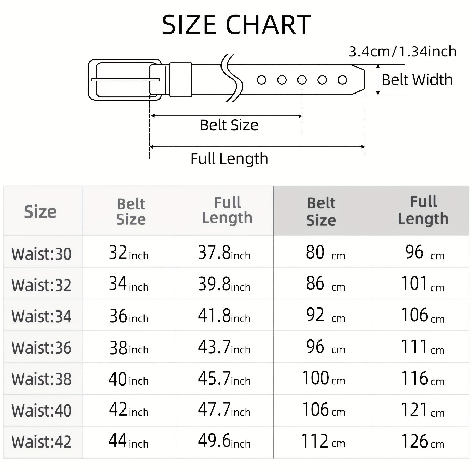 Elegant, Fashionable &amp; Office Men's Leather Belt