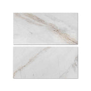 Glorious White Marble Tiles 12x24 Floor Tiles