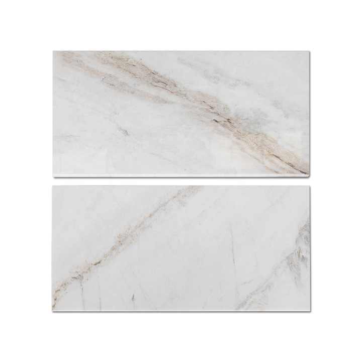 Glorious White Marble Tiles 12x24 Floor Tiles
