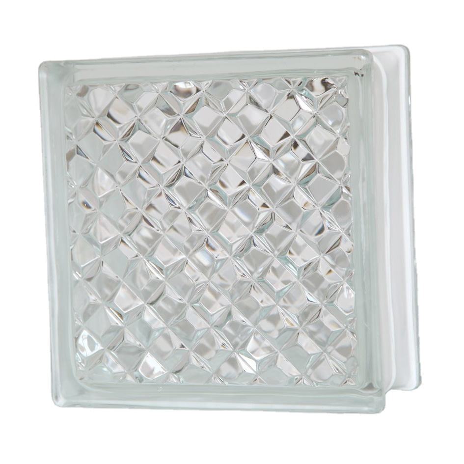Transparent glass wall tiles