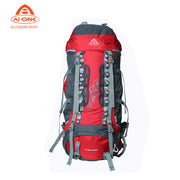 Large capacity mountaineering backpack for outdoor adventure, travel, hiking, camping 