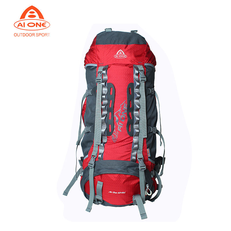 Large capacity mountaineering backpack for outdoor adventure, travel, hiking, camping 