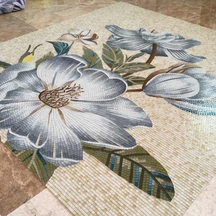 Flower Glass Mosaic 