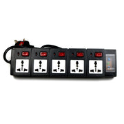 Ổ cắm điện kéo dài 5 lỗ đa năng có công tắc di động chống sét - Daisan Mart