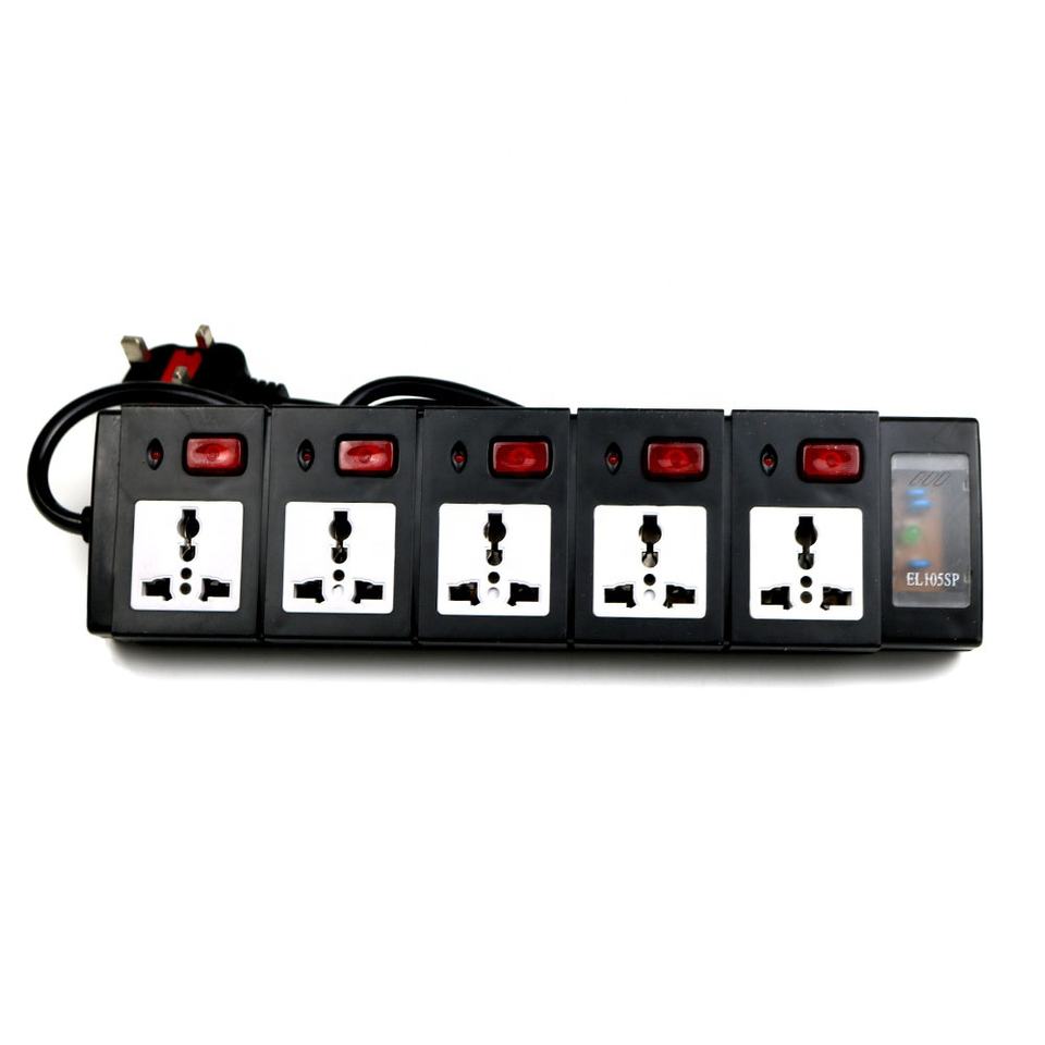 Ổ cắm điện kéo dài 5 lỗ đa năng có công tắc di động chống sét - Daisan Mart