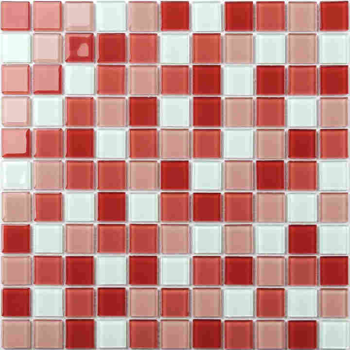 Fiberglass mosaic tiles for kitchen wall decoration, indoor swimming pool 