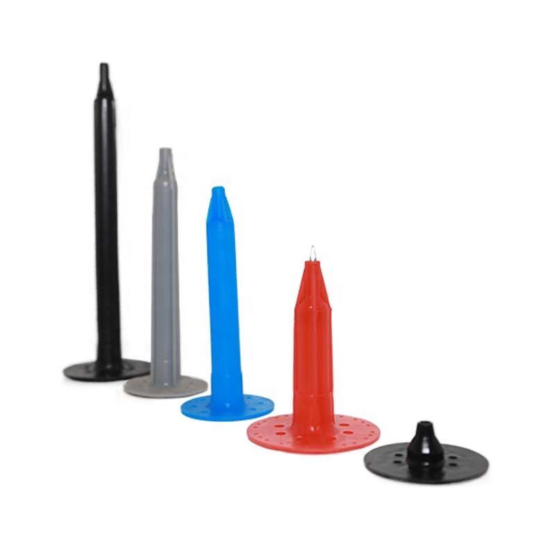 Plastic wall hook, insulation nail popular for Korean market 