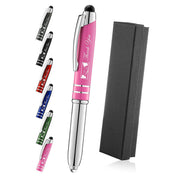 PenPro 3in1: Multi-function LED, touch, metal 