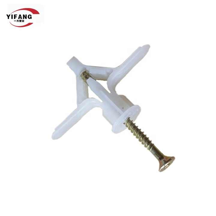 Nylon plastic expansion bolt 13*30 for gypsum board 