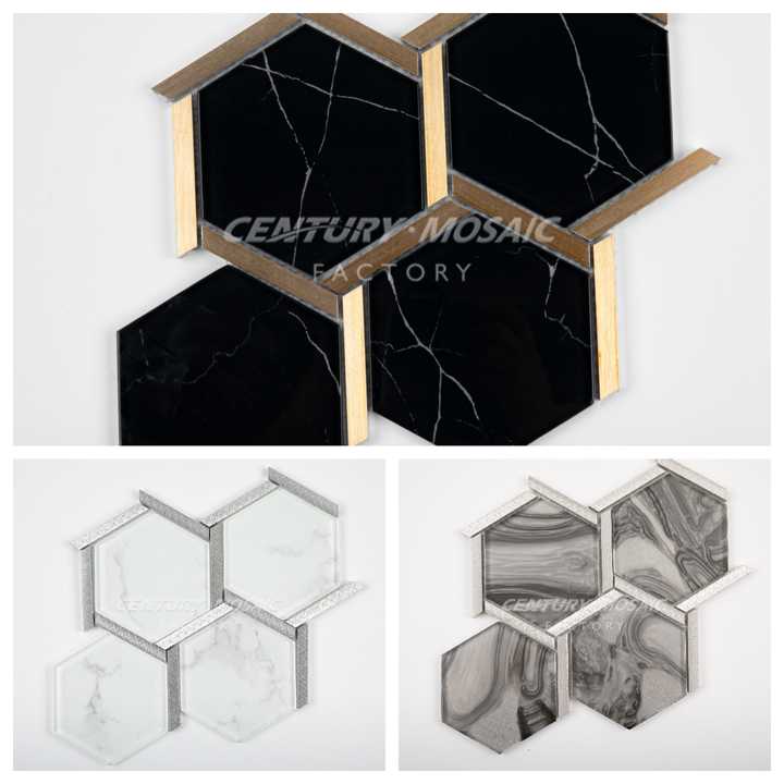 Century Mosaic Super Clear Glass Tiles