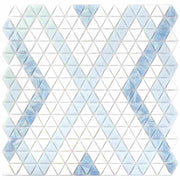 New style patterned wall mosaic tiles for kitchen walls, baked glass mosaic tiles 