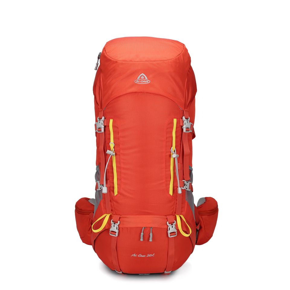 50 liter high quality industrial nylon hiking backpack 