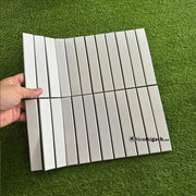 White Mosaic Stick Tiles 284x296x6mm