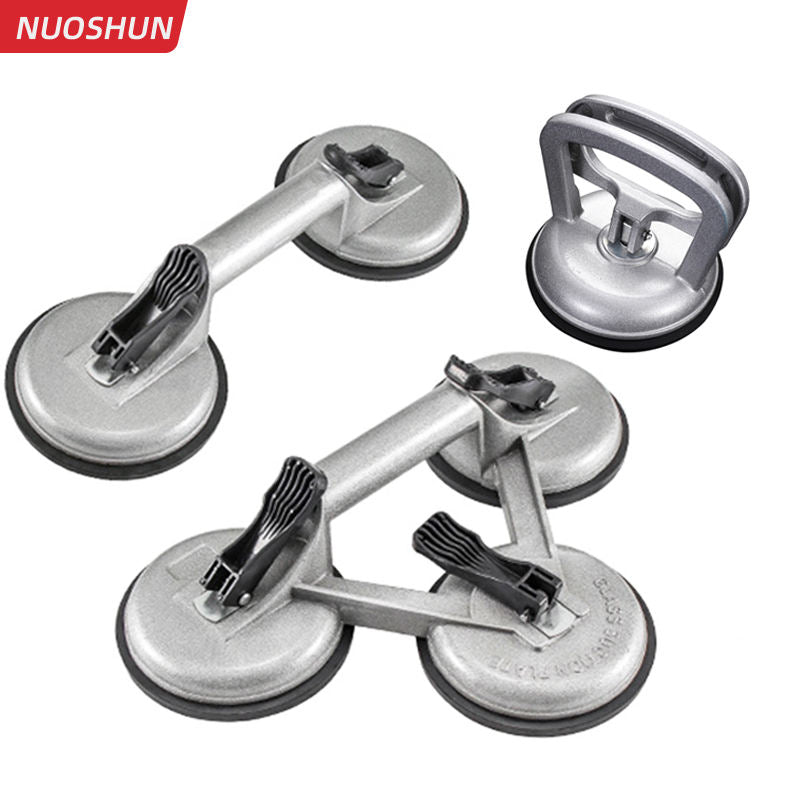Aluminum ceramic glass suction head with two legs 