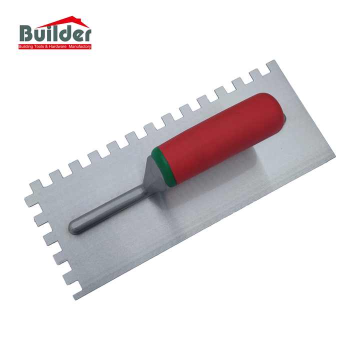 Professional trowel with carbon steel plastic handle 