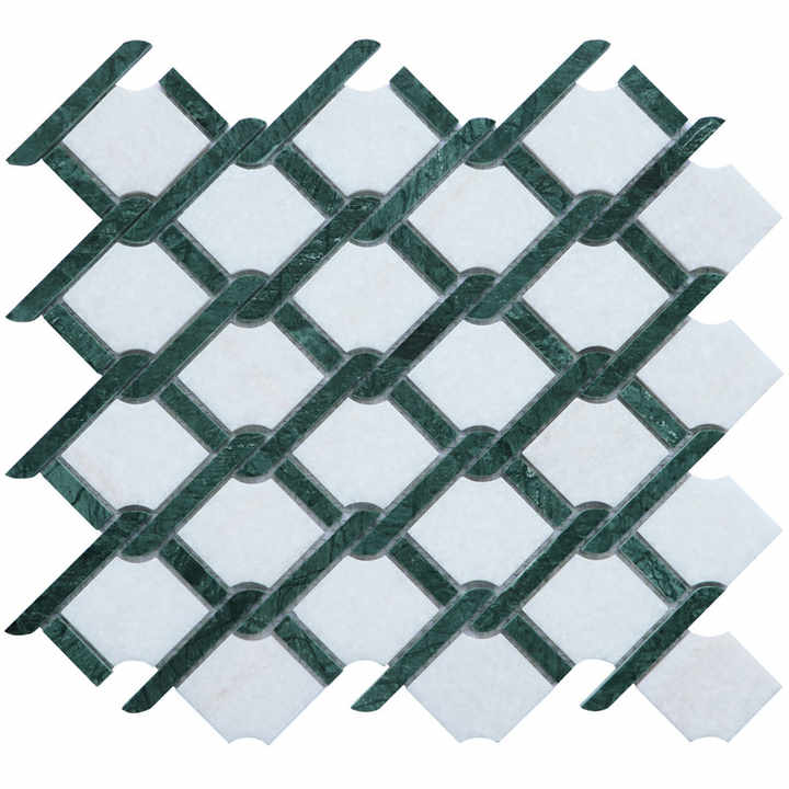 Green bathroom wall decoration tiles, Foshan factory 