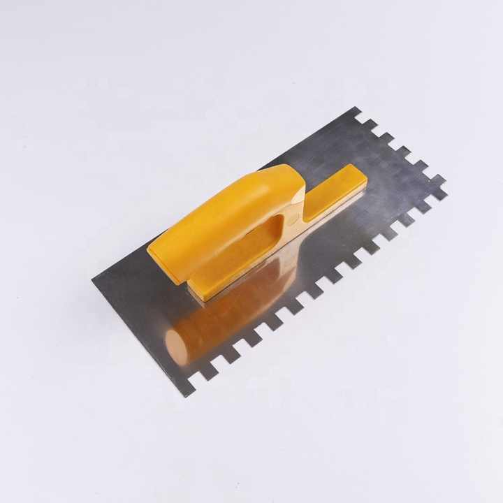 Plastering tools, brick trowel with plastic handle