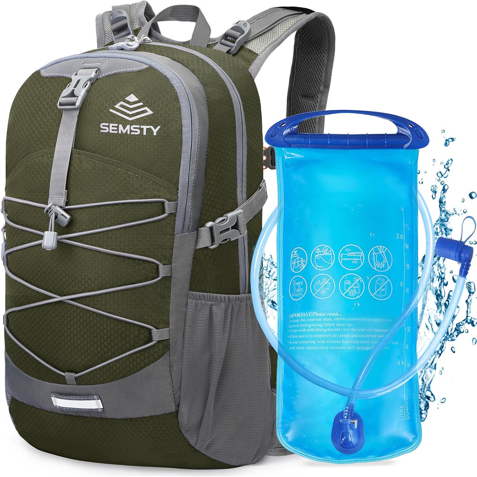 Wholesale 2 Liter Water Bag With Bite Valve High Flow Waterproof For Hiking Trekking Camping 