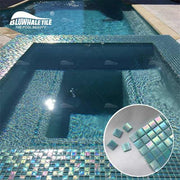 Bluwhale Mother of Pearl Swimming Pool Mosaic Tiles 