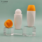 80ml empty PP plastic bottle/jar with tight lid for deodorant and cosmetics 