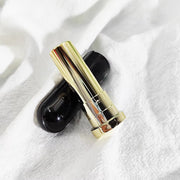 Black and Silver/Gold Plastic Lipstick Case 