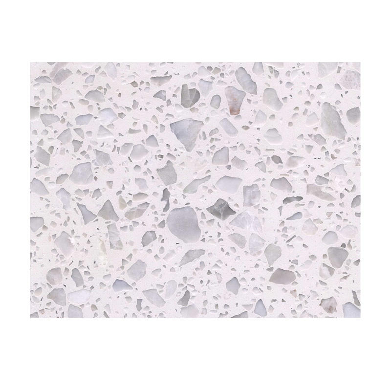 Modern White Terrazzo Floor Tiles For Commercial Projects