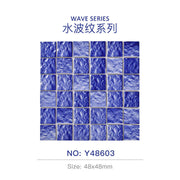 Centurymosaic Green Blue Square Swimming Pool Mosaic Tiles
