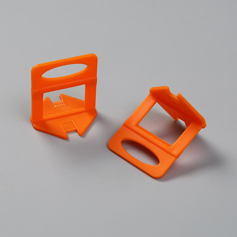 Ceramic floor tile leveling system with wedges 