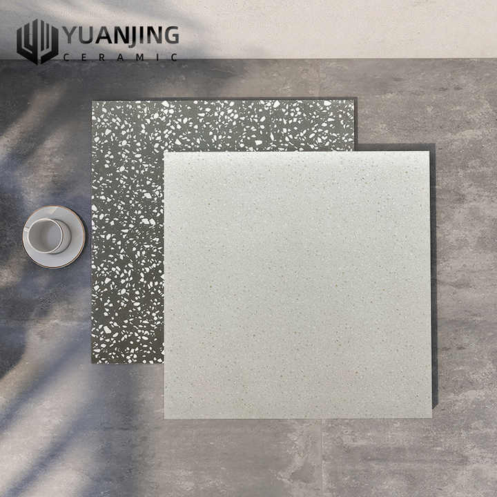 Terrazzo full body ceramic tiles 600x600 