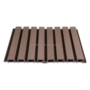 Modern design coaxial extruded composite wood wall panels 